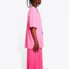 T-shirt met ronde hals en logo van Political Campaign, roze/rood 641655TJVF75713