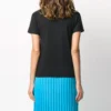 T-shirt met ronde hals en print, zwart 620941TIVD51000