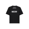 T-shirt met ronde hals en print, zwart 641532TJVG81000