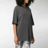 T-shirt met ronde hals, klein logo, korte mouwen, grijs 556104TYK281055