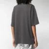 T-shirt met ronde hals, klein logo, korte mouwen, grijs 556104TYK281055