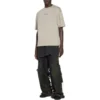 T-shirt met rugprint, medium pasvorm “Beige” 612966TOVJ89763
