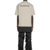 T-shirt met rugprint, medium pasvorm “Beige” 612966TOVJ89763