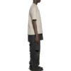 T-shirt met rugprint, medium pasvorm “Beige” 612966TOVJ89763
