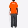 T-shirt met ruime pasvorm “Fluo Orange” 641675TKVE87073
