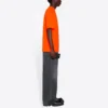 T-shirt met ruime pasvorm “Fluo Orange” 641675TKVE87073