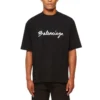 T-shirt met scriptlogo “Black White” 612966TMVB41070