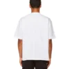 T-shirt met scriptlogo “White/Black” 612966TMVB49040