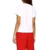 T-shirt met Signature Alphabet-logo, korte mouwen, wit 583217TFV639783