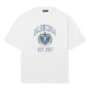 T-shirt met Varsity-logo, medium pasvorm “White” 612966TLV891375
