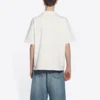T-shirt met Varsity-logo, medium pasvorm “White” 612966TLV891375