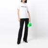 T-shirt met vervaagd logo “White Black” 661705TKVD59040