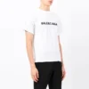 T-shirt met vervaagd logo “White Black” 661705TKVD59040
