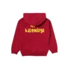 Tape Type Hoodie van katoen met band “Red” 682019TOVB36400
