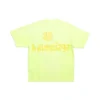 Tape Type T-shirt, medium pasvorm “Fluo Yellow” 739784TOVA97204