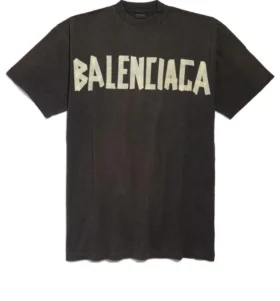 Tape Type T-shirtjurk met tape-effect “Dark Grey” 739037TOVA98519