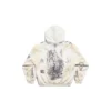 Tat Hoodie met rits, medium pasvorm “Off White Black” 770939TQVK13307