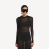 Techwear-bh-tanktop voor dames in zwart