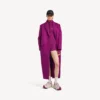Techwear-bodysuit met lange mouwen voor dames in violet/oranje
