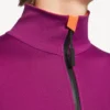 Techwear-bodysuit met lange mouwen voor dames in violet/oranje