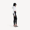 Techwear-cocoon-Hoodie voor dames in wit