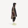 Techwear-poncho voor heren in zwart