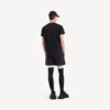Techwear-T-shirt met korte mouwen voor heren in marineblauw/wit