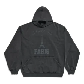 The Capital Of Fashion-hoodie, ruime pasvorm “Black Faded” 803265TRVN41048