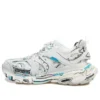 Track 1.0 Sneakers “Wit-blauw mesh en nylon graffiti” 542023W3SRA9014