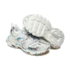 Track 1.0 Sneakers “Wit-blauw mesh en nylon graffiti” 542023W3SRA9014