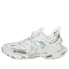 Track 1.0 Sneakers “Wit, blauw, mesh en nylon met graffiti” 542436W3SRA9014