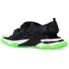 Track-Sandalen “Clear Sole Black Green White” 655954W2CC41038