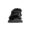 Track-Sandalen “Fake Fur Black” 668560W3CQ31000