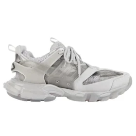 Track-schoenen met doorzichtige zool voor papa’s Grijs/Wit 647742W3BM41200