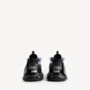 Track-shirt-Sneaker voor heren in zwart/blauw