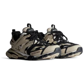 Track Sneakers “Beige en zwart mesh en nylon” 542436W3AC48071