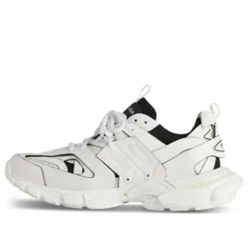 Track Sock Sneakers “Wit en zwart, gebreid en nylon” 736330W3SKC9010