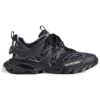Track Sock Sneakers “Zwart en lichtpaars breiwerk en nylon” 736328W3SKC1058