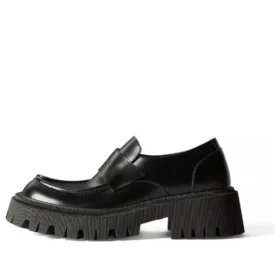 Tractor Loafers “Zwart glad kalfsleer” 760433WA8E91000