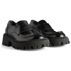 Tractor Loafers “Zwart glad kalfsleer” 760439WA8E91000
