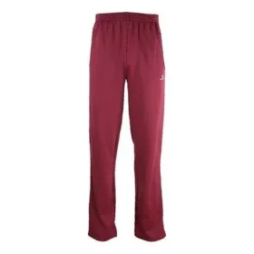 Trainingsbroek met geborduurde panelen “Burgundy White” 601609TGV046260