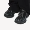 Triple S.2-Sneaker voor dames in zwart/donkergrijs
