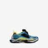 Triple S.2-sneaker voor heren in blauw/wit/geel