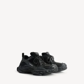 Triple S.2-Sneaker voor dames in zwart/donkergrijs