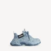 Triple S canvas sneaker voor heren in blauw