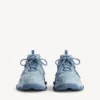 Triple S canvas sneaker voor heren in blauw