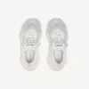 Triple S Glitter Spray-Sneaker voor dames in wit/zilver