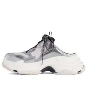 Triple S-muiltjes “Silver” 755686W2FWM8191