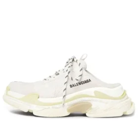 Triple S-muiltjes “White Double Foam and Mesh” 755686W3SM29097