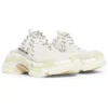 Triple S-muiltjes “White Double Foam and Mesh” 755686W3SM29097